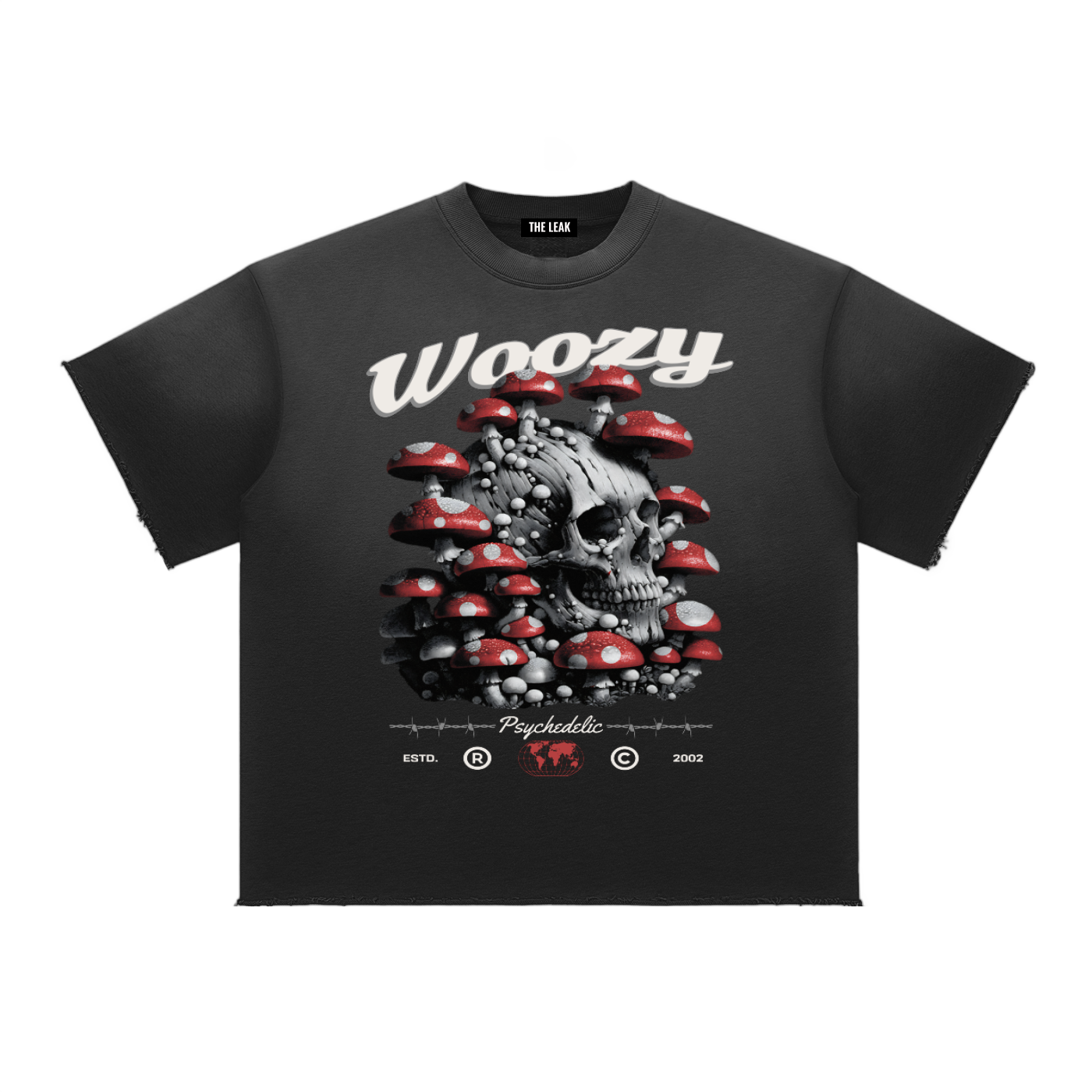 Sun Fade Raw Edge T-Shirt