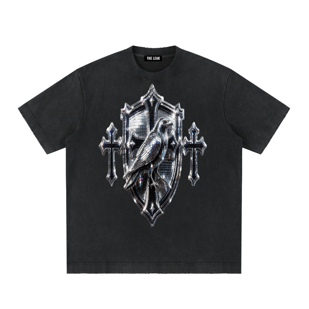 Heavyweight Vintage Washed Frayed T-Shirt