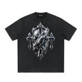 Heavyweight Vintage Washed Frayed T-Shirt