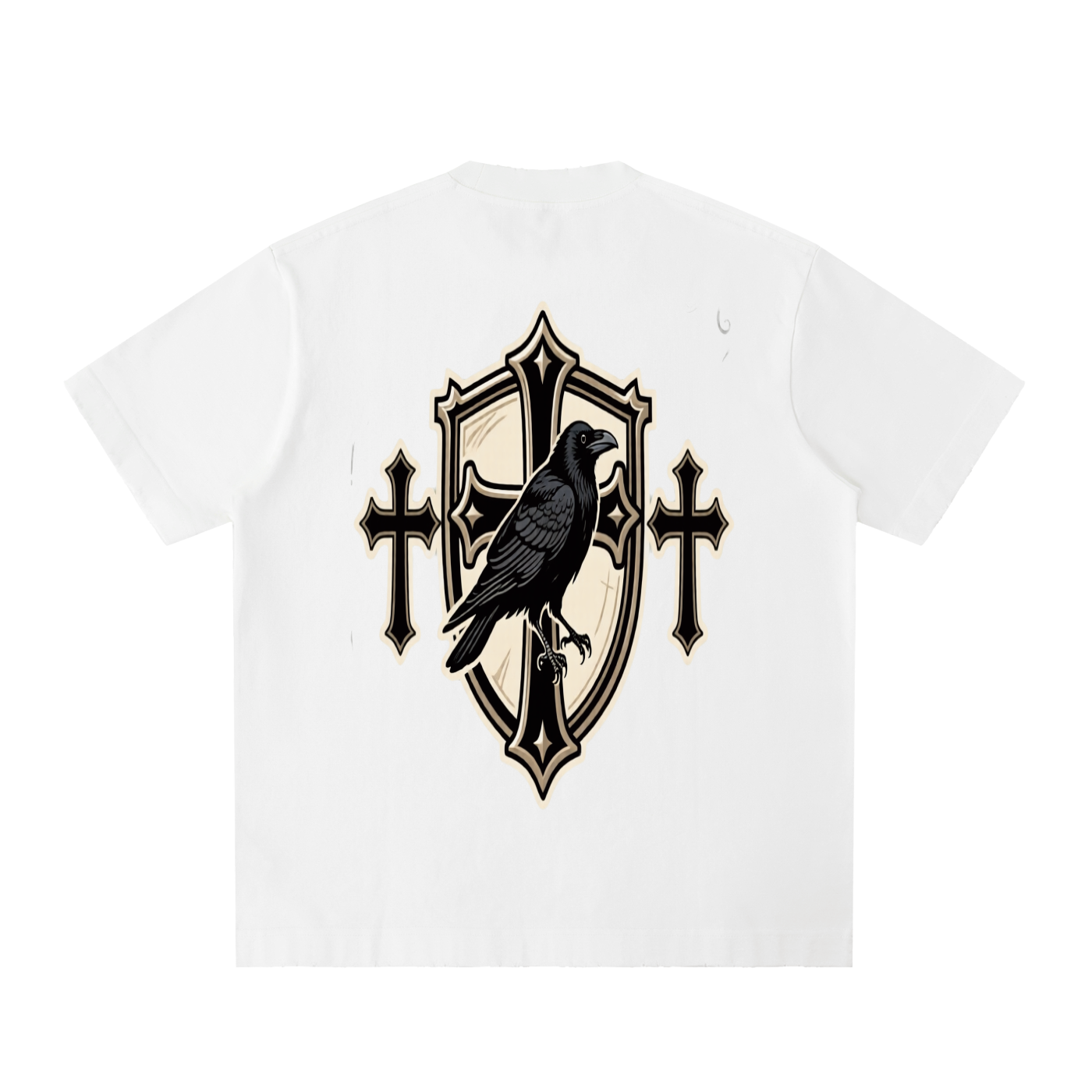 Heavyweight Vintage Washed Frayed T-Shirt