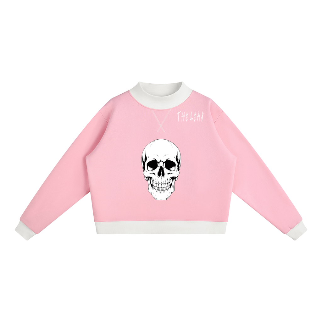 Women’s Mock Neck Crewneck Sweatshirt
