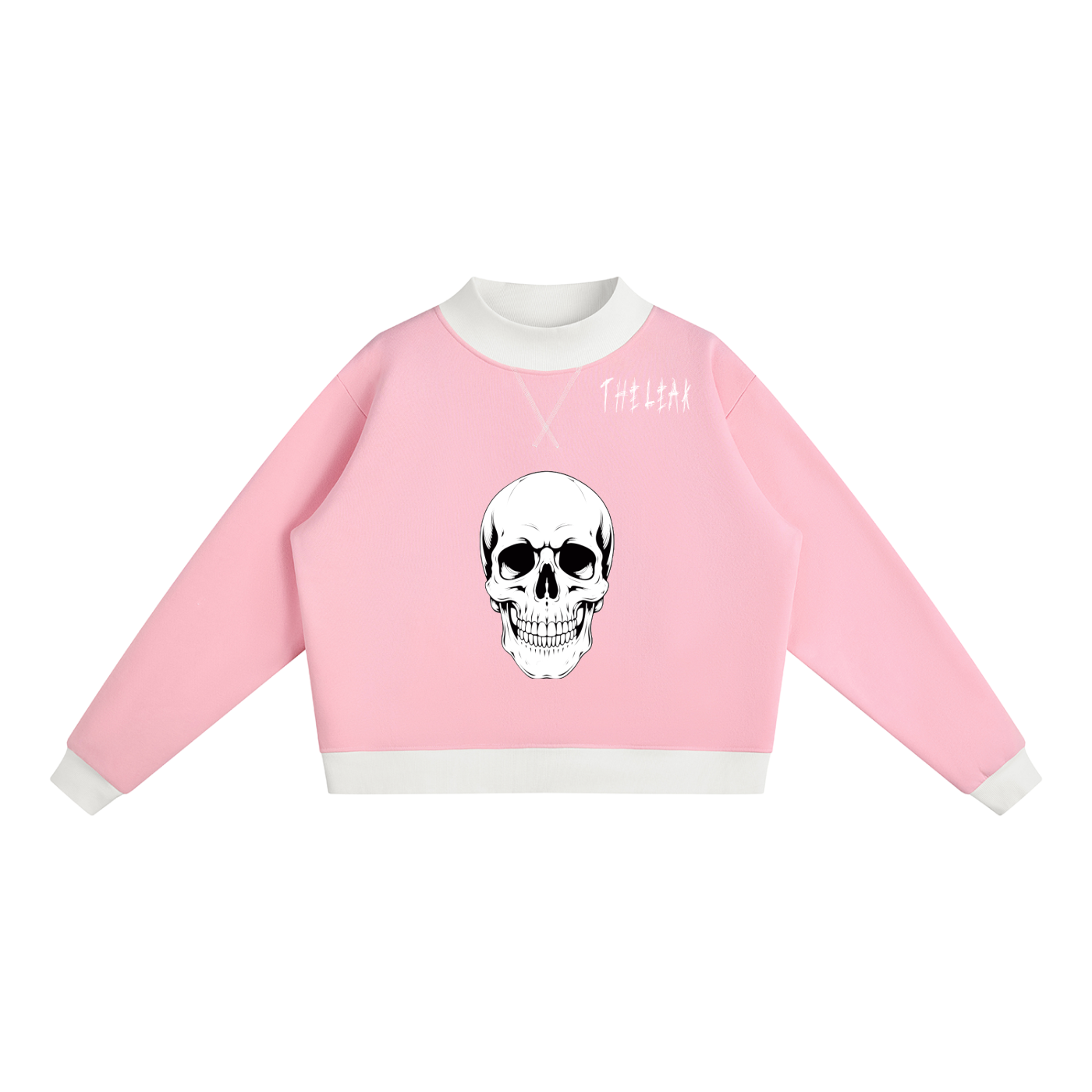 Women’s Mock Neck Crewneck Sweatshirt