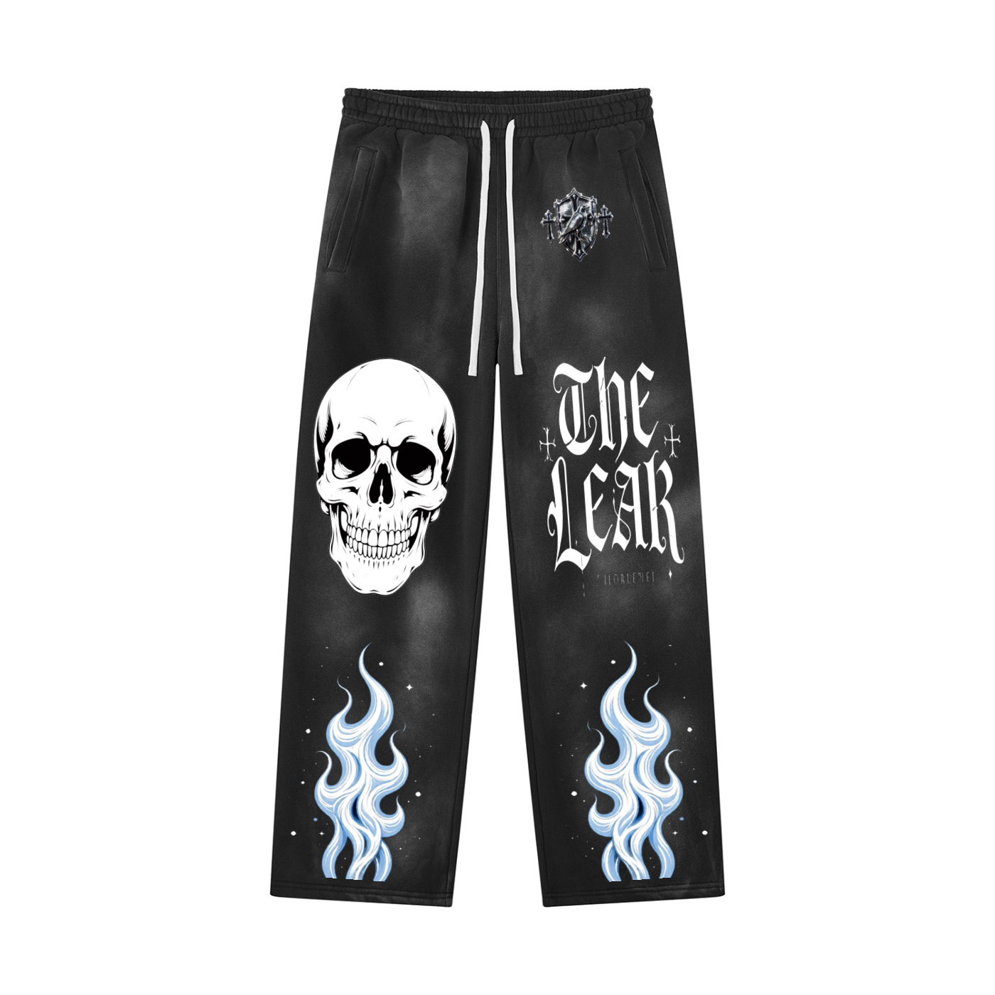 Unisex Sunfade Wide Leg Fleece Sweatpants