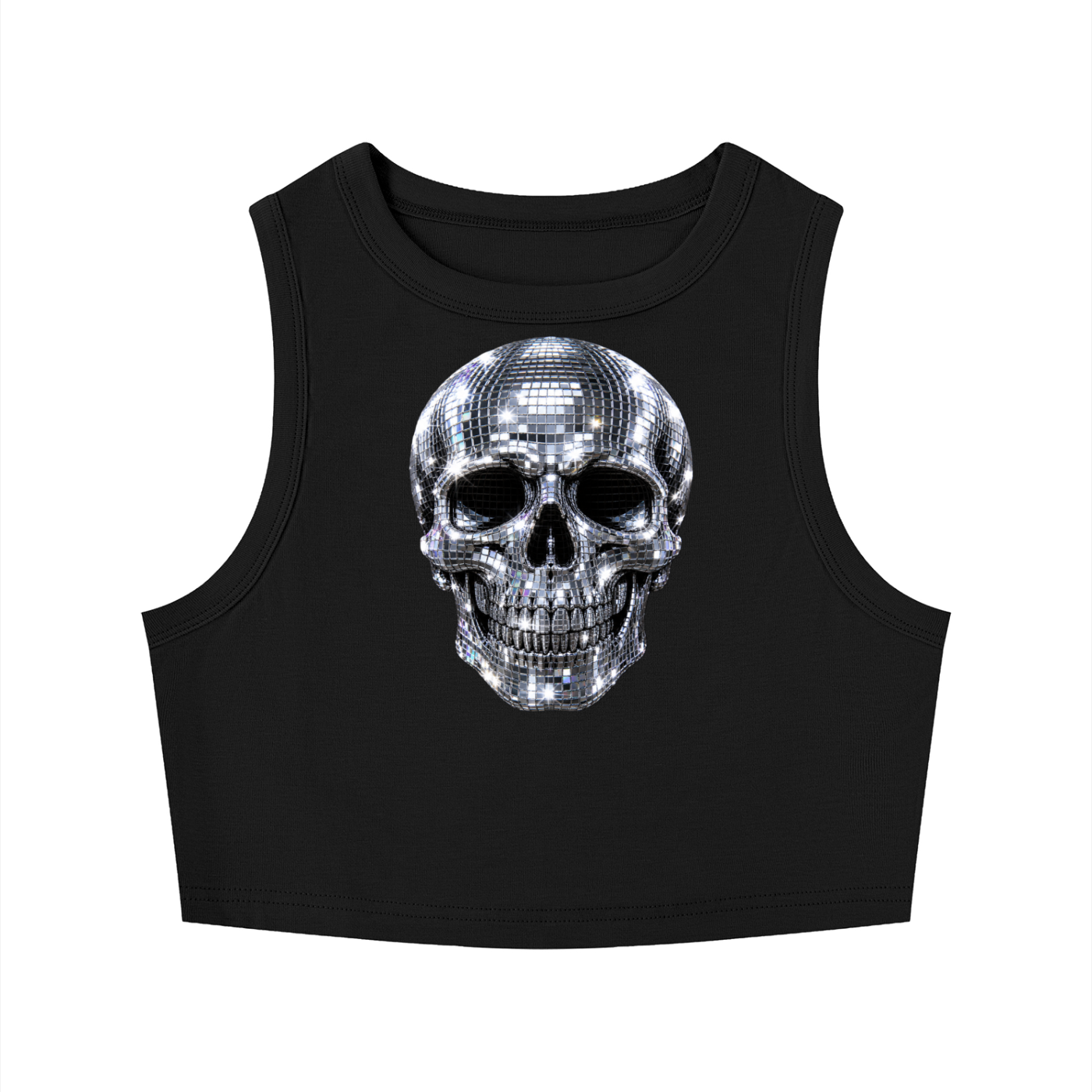 Women's Tight Crewneck Crop Tank Top