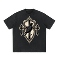 Heavyweight Vintage Washed Frayed T-Shirt