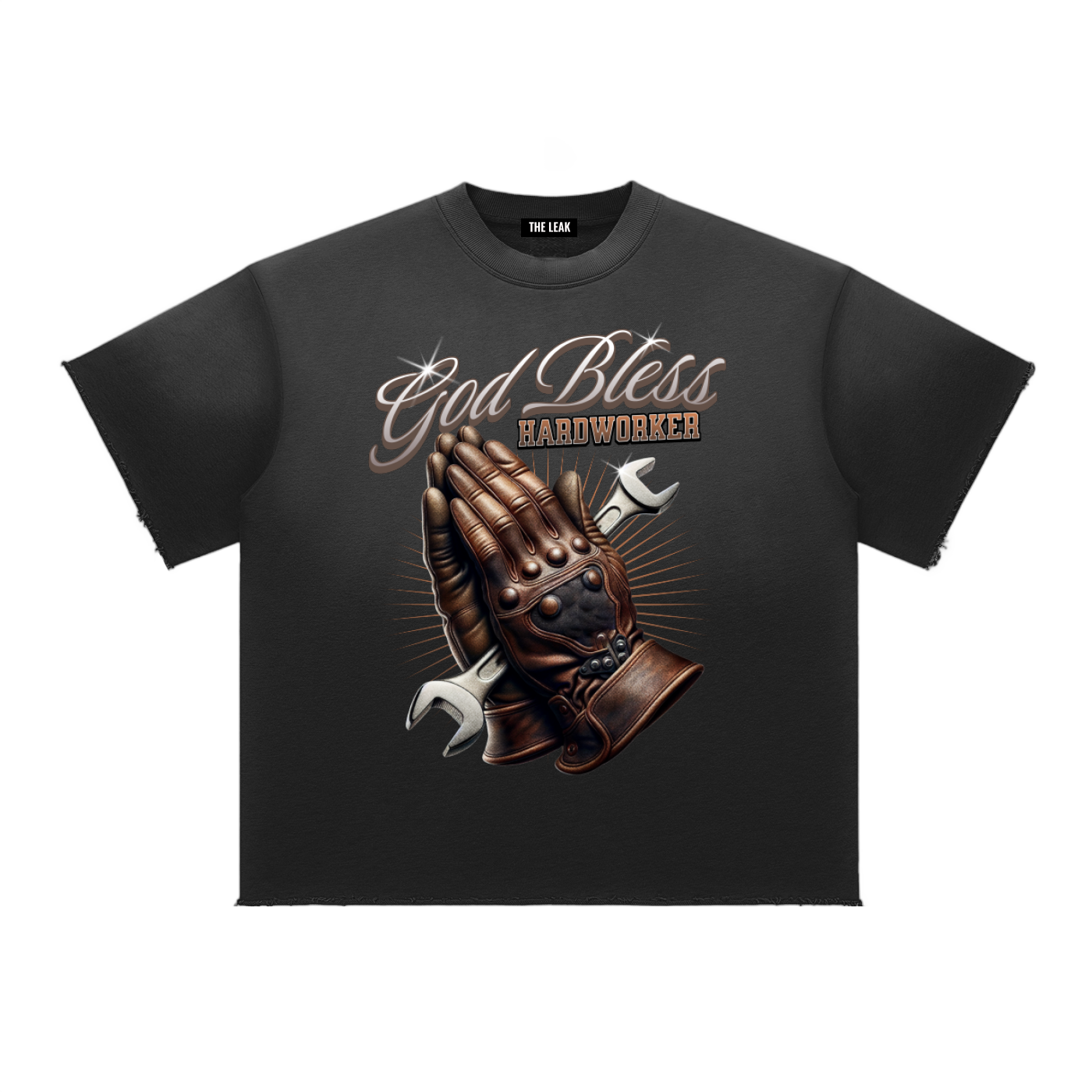 Sun Fade Raw Edge T-Shirt