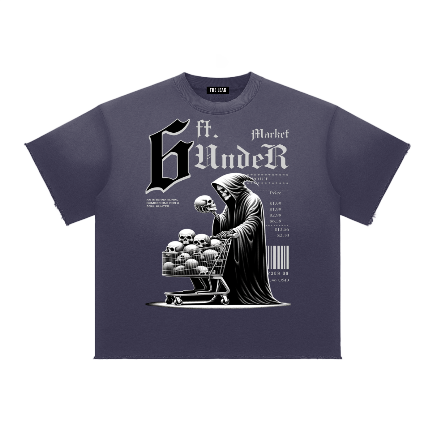 Sun Fade Raw Edge T-Shirt
