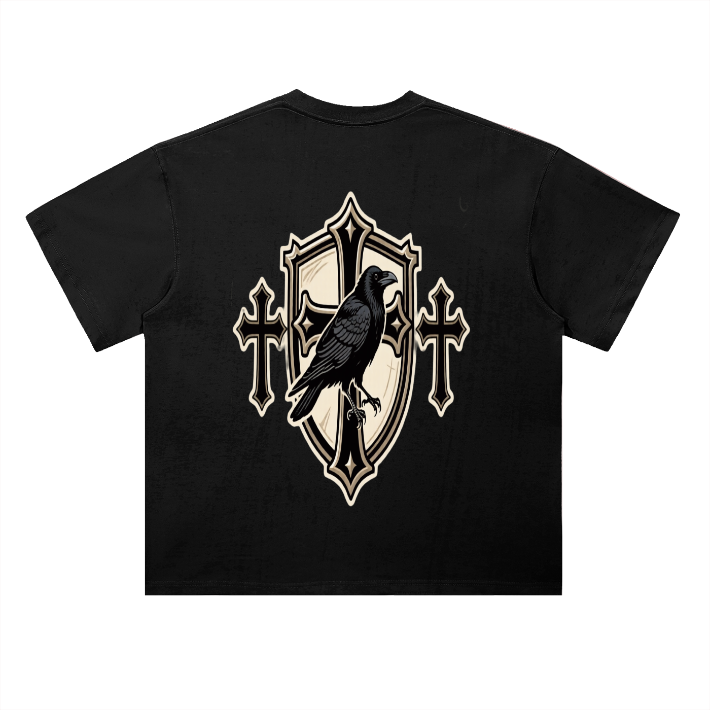 Heavyweight Drop Shoulder Cotton T-Shirt