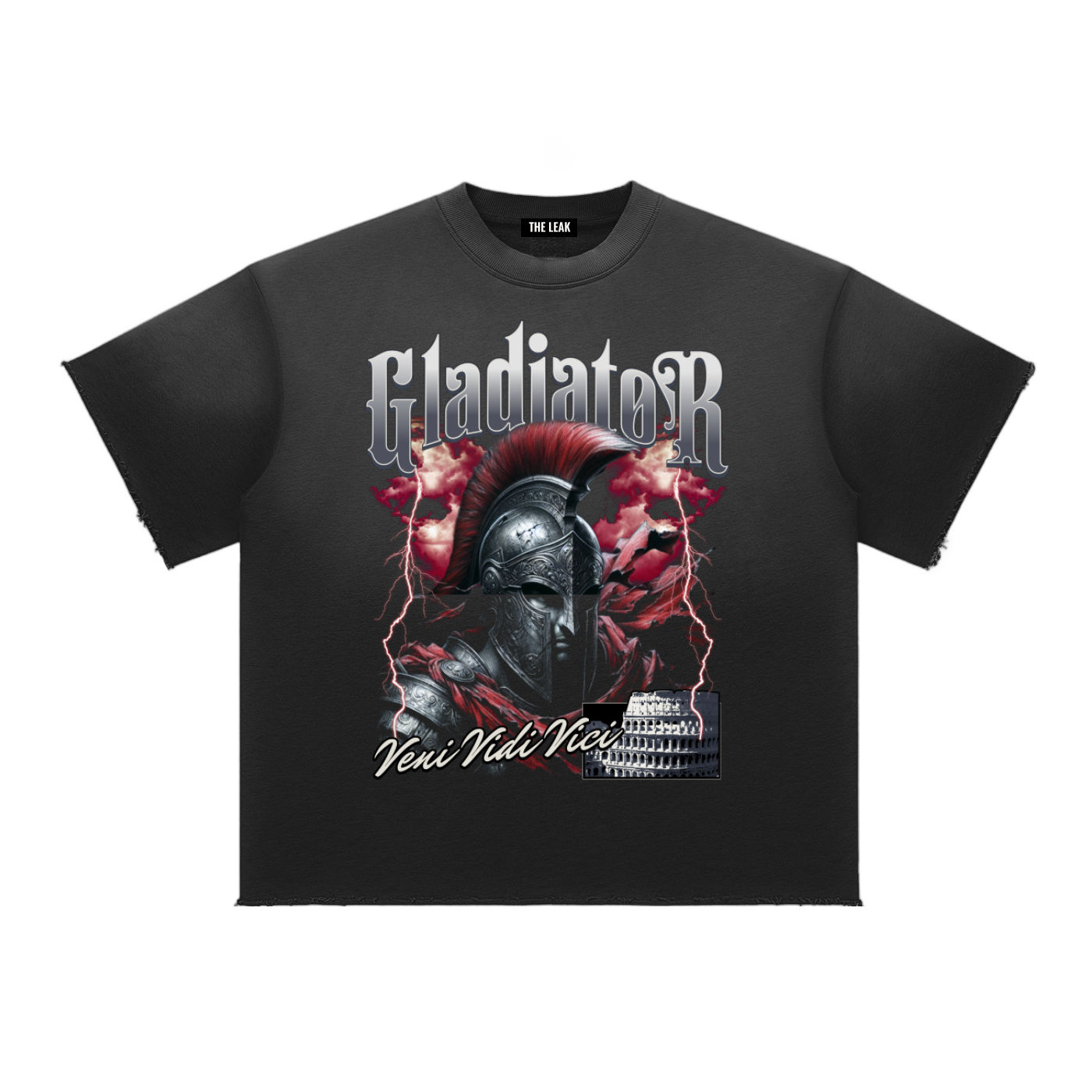 Sun Fade Raw Edge T-Shirt