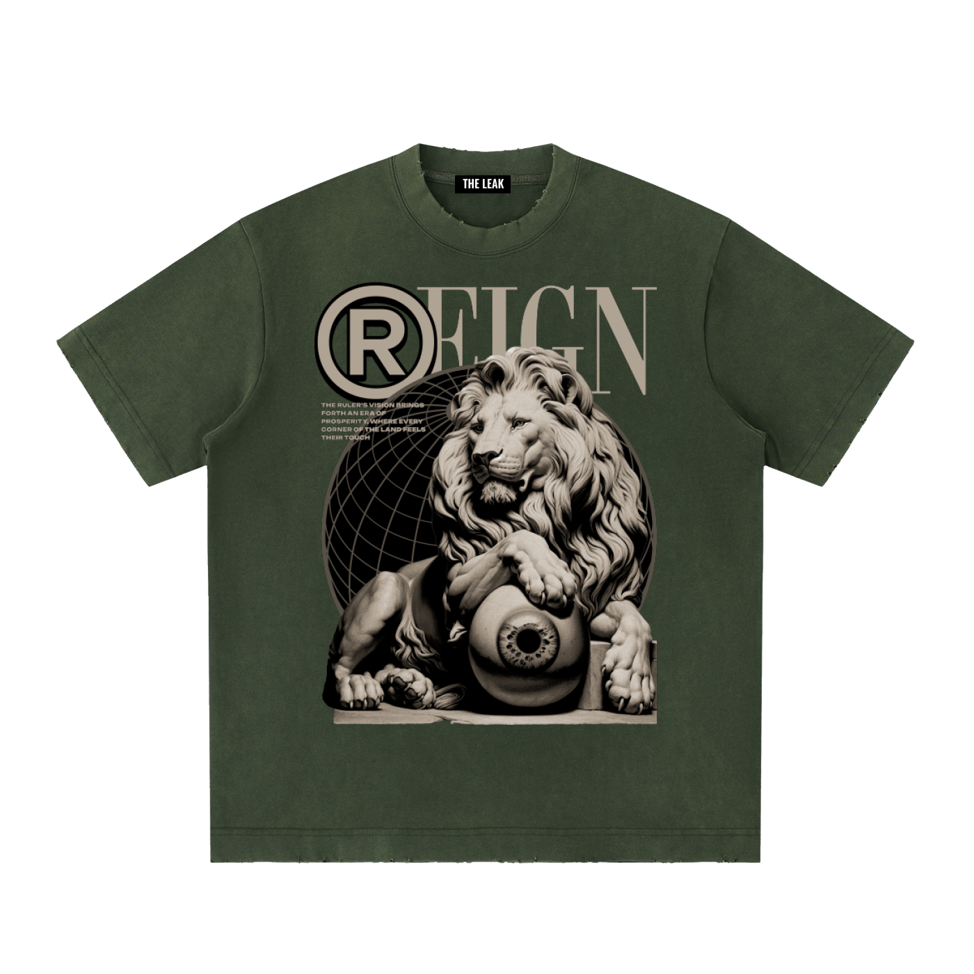 Heavyweight Vintage Washed Frayed T-Shirt
