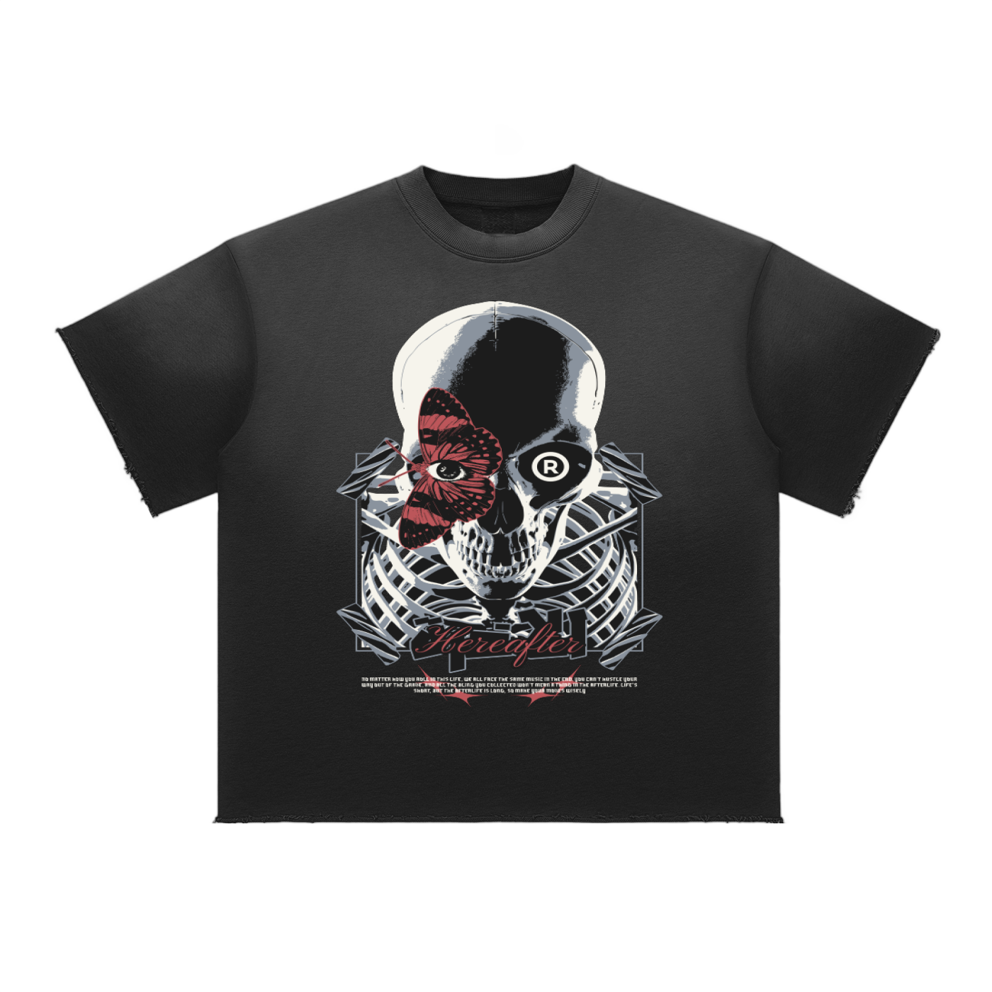 Sun Fade Raw Edge T-Shirt