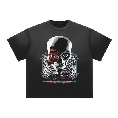 Sun Fade Raw Edge T-Shirt