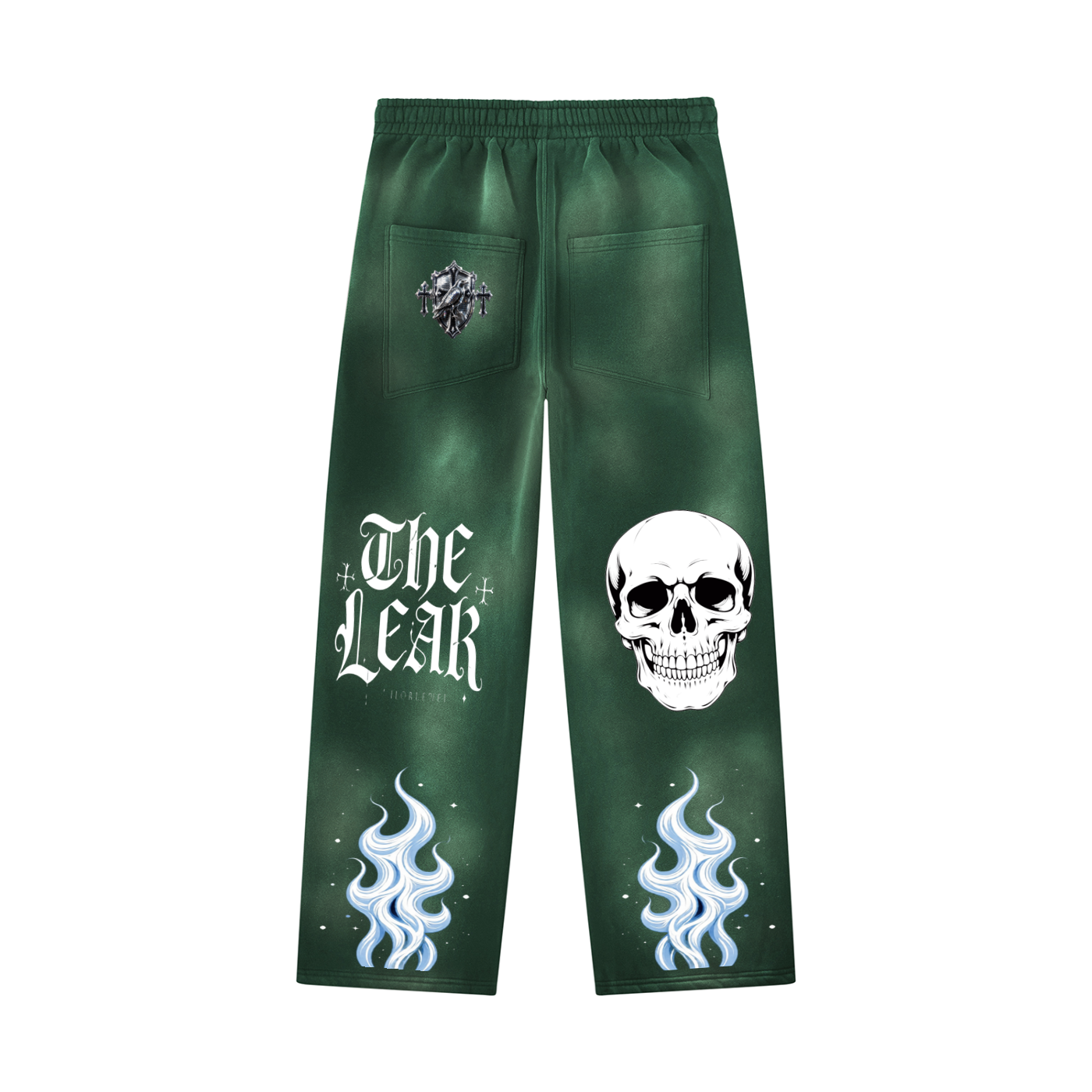 Unisex Sunfade Wide Leg Fleece Sweatpants