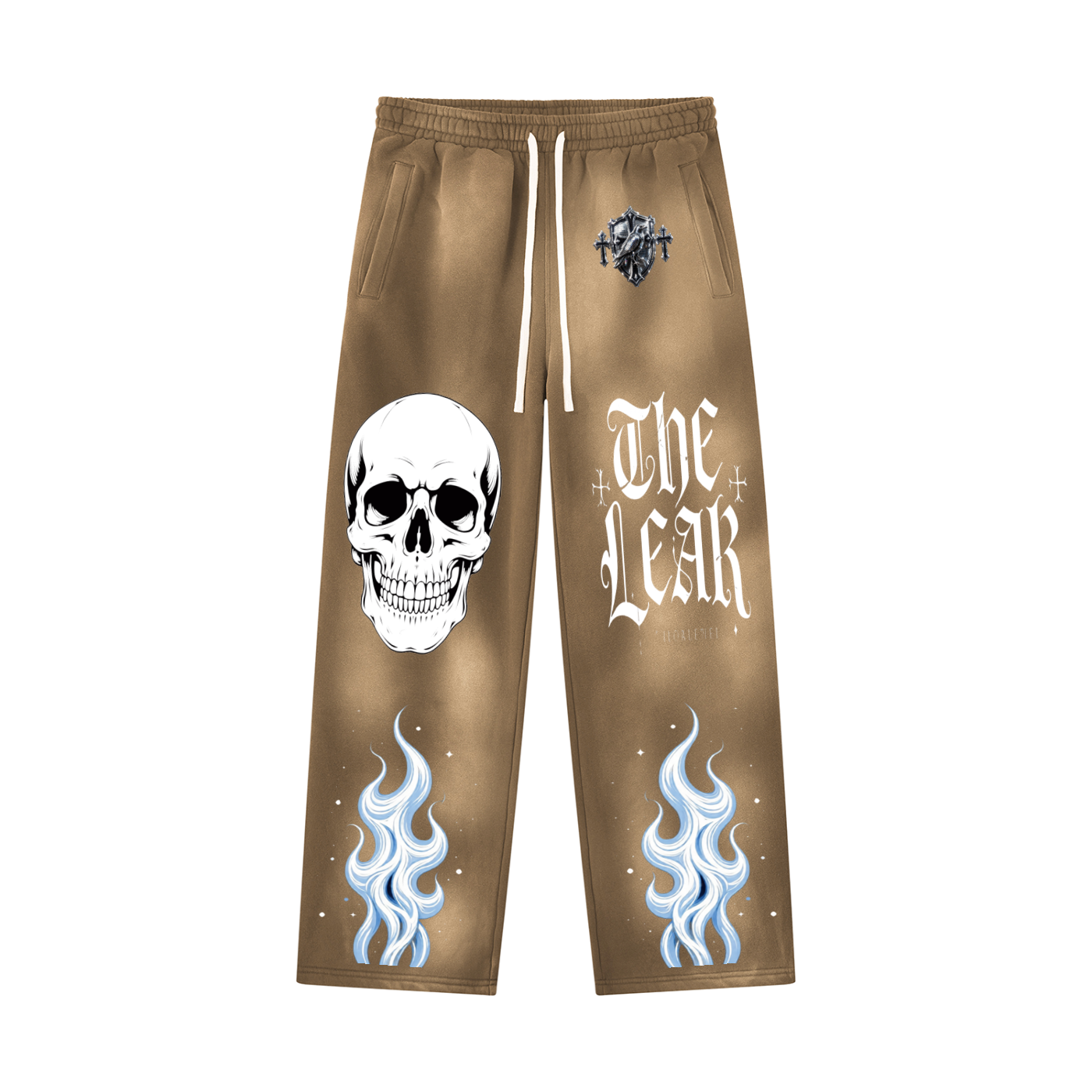 Unisex Sunfade Wide Leg Fleece Sweatpants