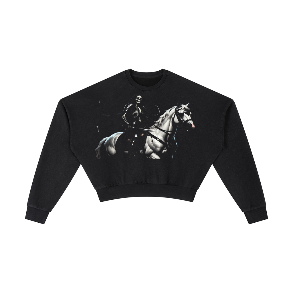 Vintage Washed Cropped Sweatshirt