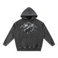 Snow Wash Fleece Oversize Hoodie