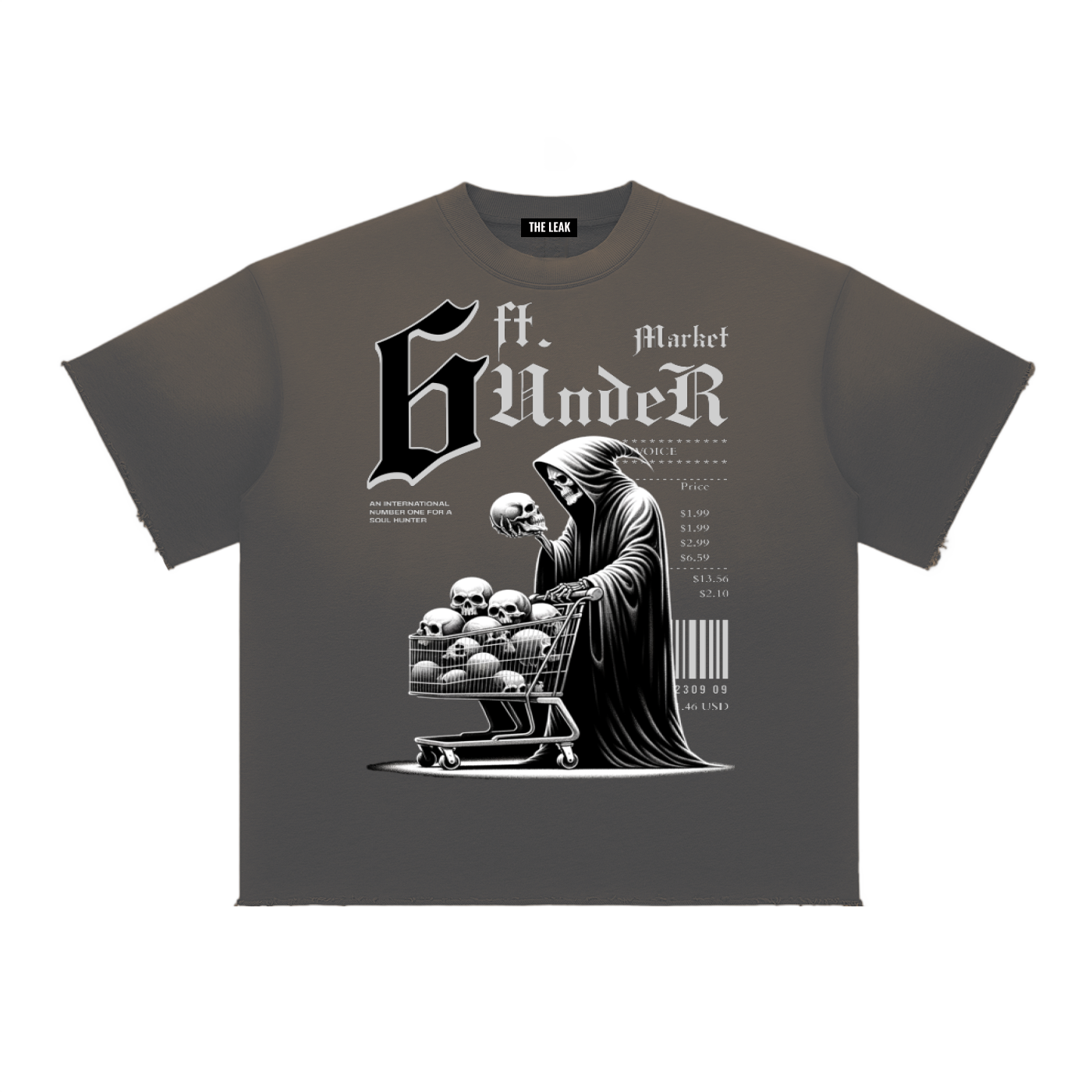 Sun Fade Raw Edge T-Shirt