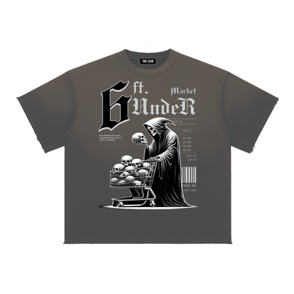 Sun Fade Raw Edge T-Shirt