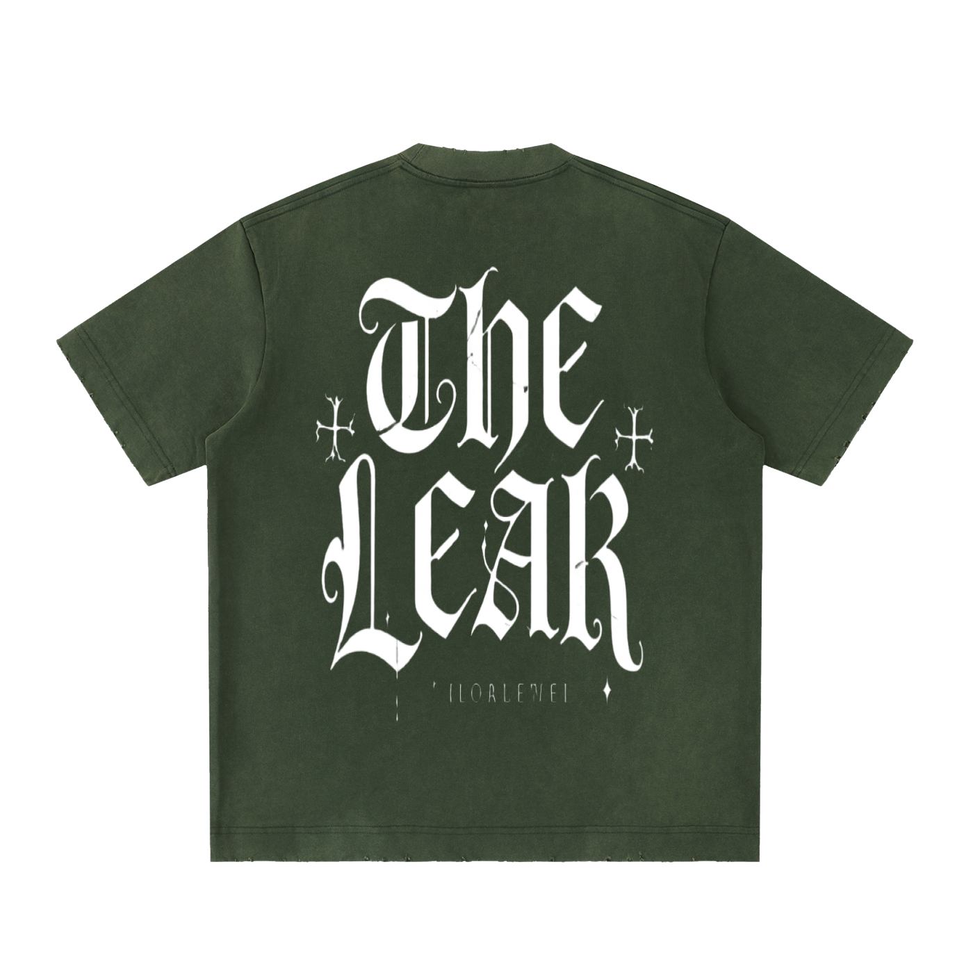 Heavyweight Vintage Washed Frayed T-Shirt